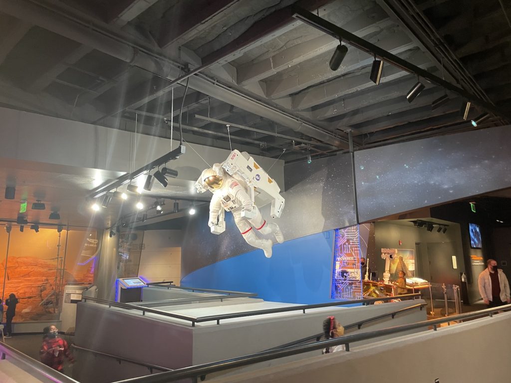 large astronaut display in the Denver Museum of Nature and Science - Things to do in Denver, Colorado
