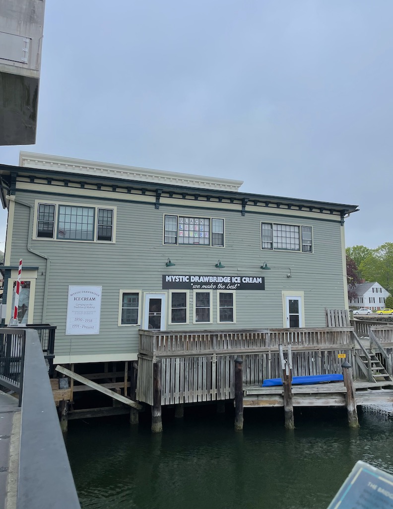 drawbridge ice cream downtown mystic river mystic connecticut