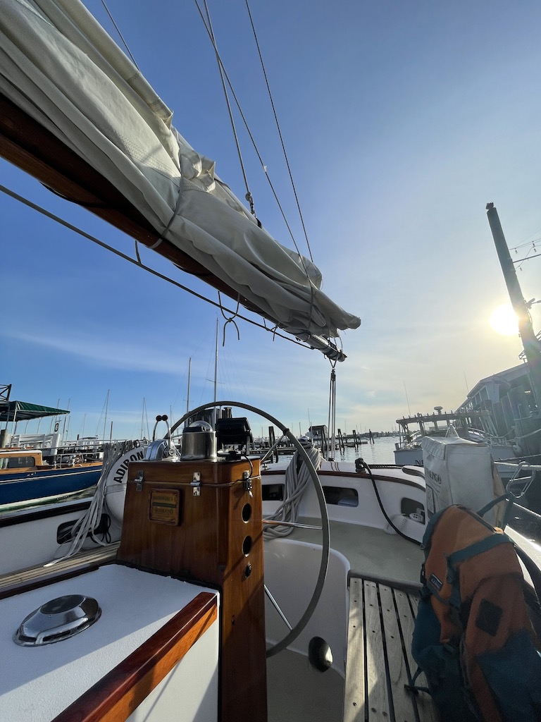 sailboat steering wheel newport rhode island weekend itinerary