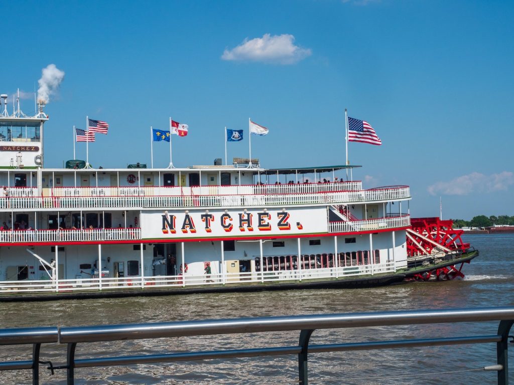 Steamboat NATCHEZ mississippi river french quarter new orleans louisiana