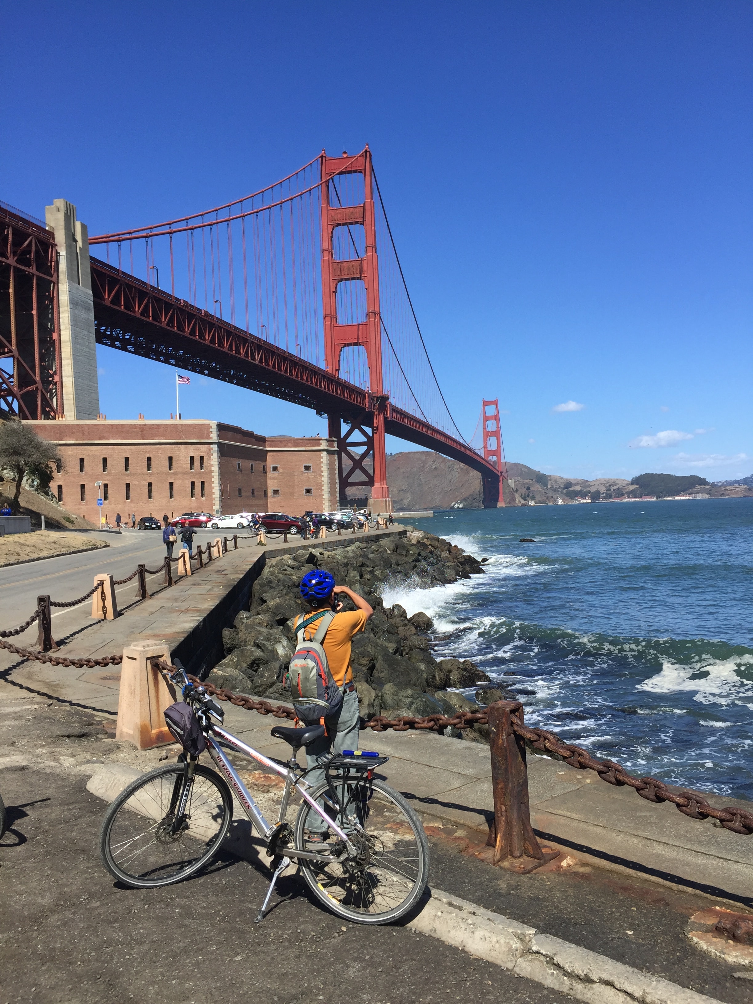 golden gate bridge bike biking san francisco california