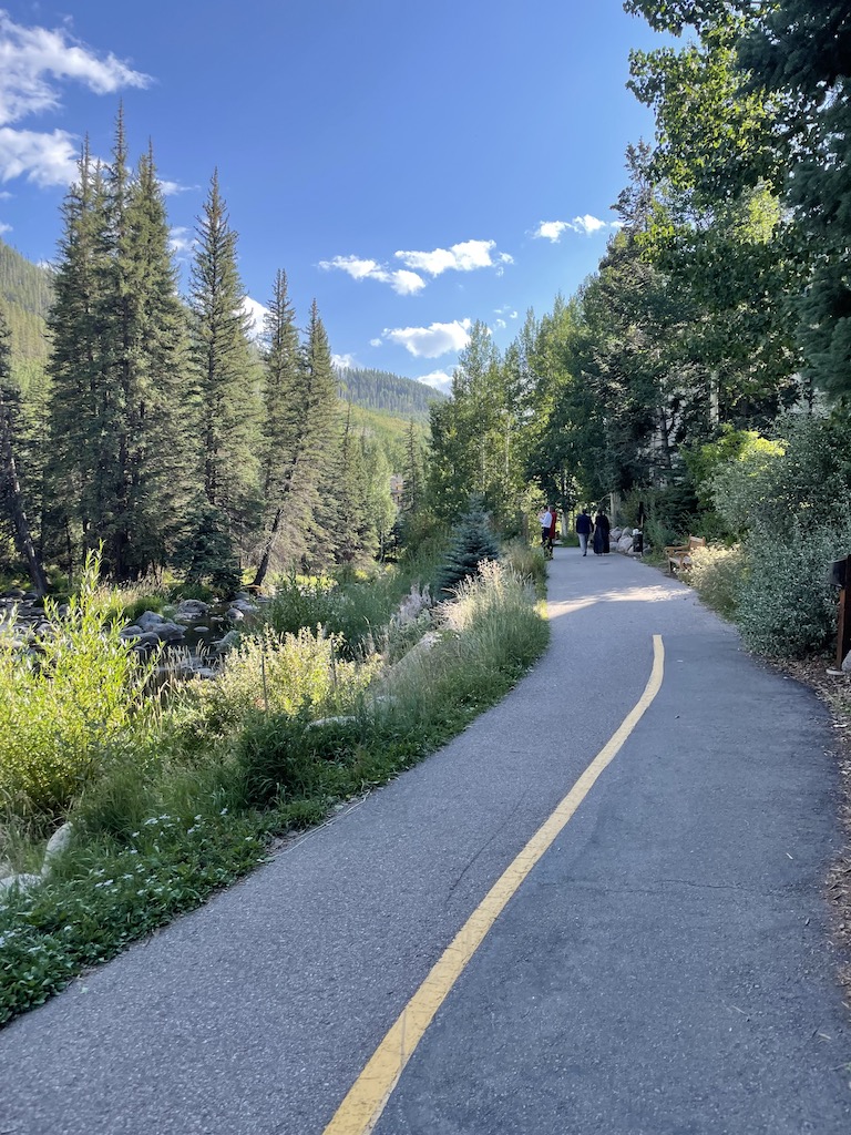 gorge creek trail mountains summer vail colorado