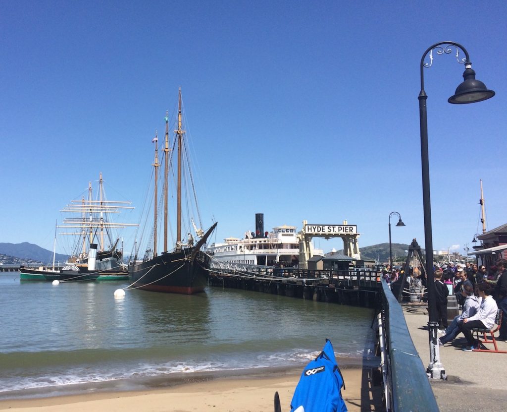 hyde street pier historic ships fishermans wharf san francisco california