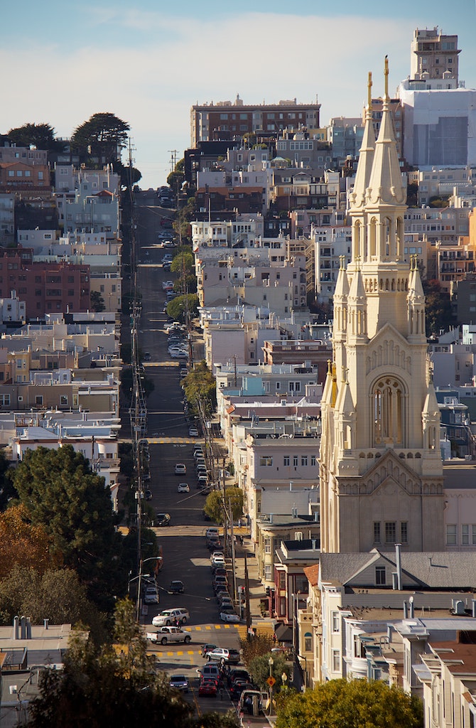saint peter paul church north beach washington square park san francisco california
