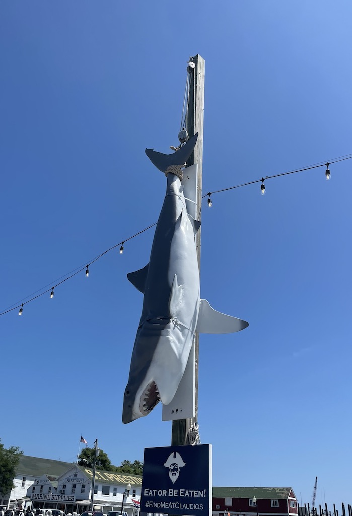 shark claudios waterfront greenport new york restaurants