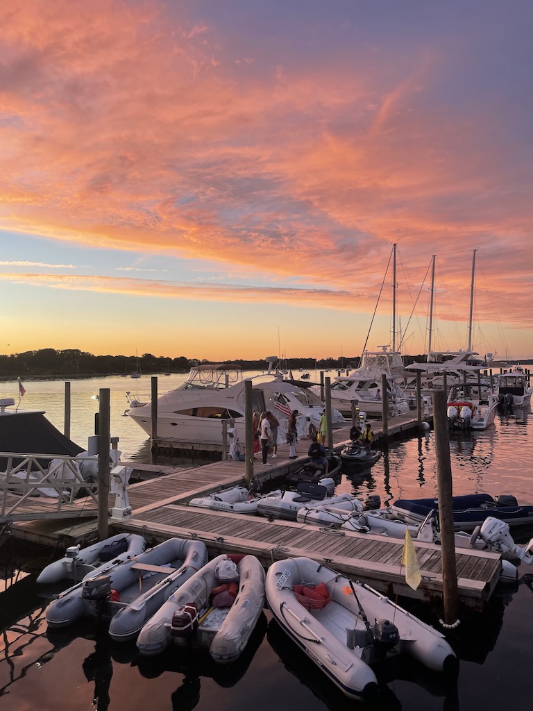 sunset sag harbor yacht yard sag harbor new york the hamptons