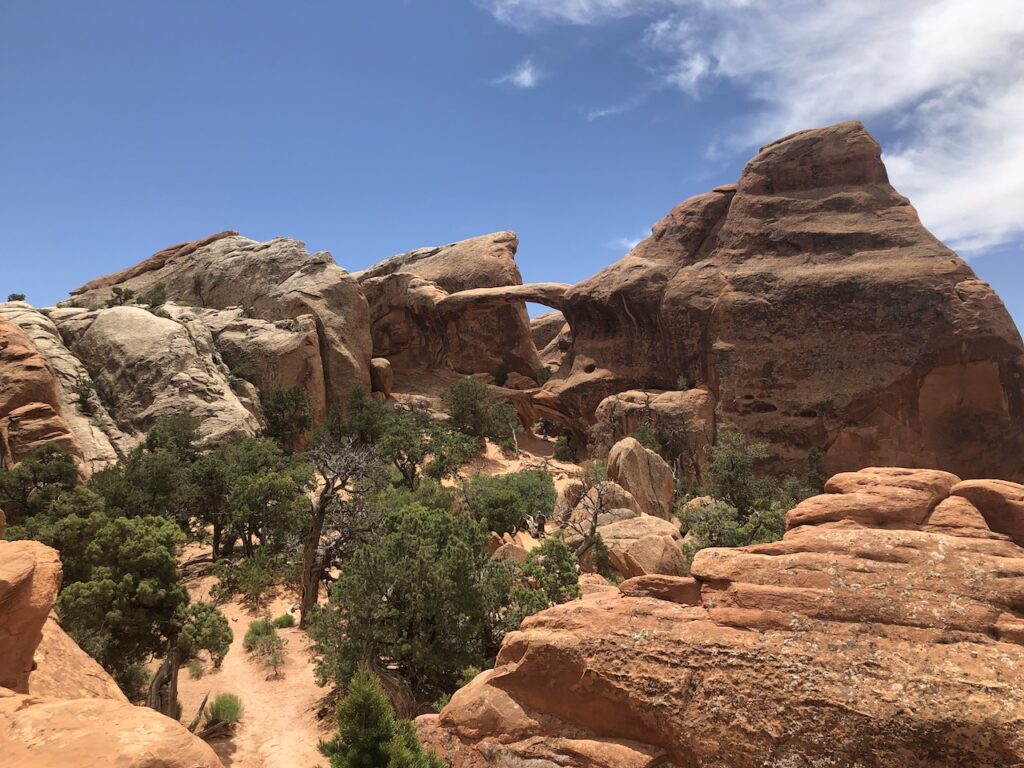 double o arch devils garden arches national park moab utah
