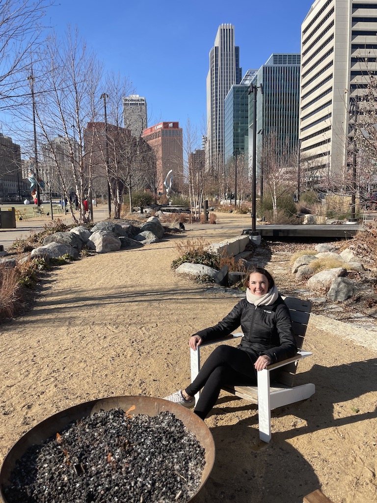 downtown omaha nebraska gene leahy mall waterfront park