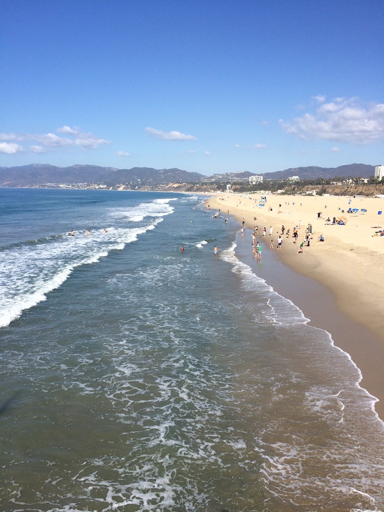 beach day los angeles california