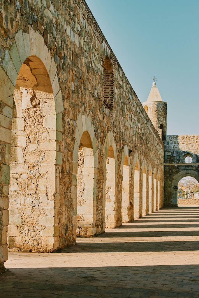 ex convento de cuilapan de guerrero ruins oaxaca