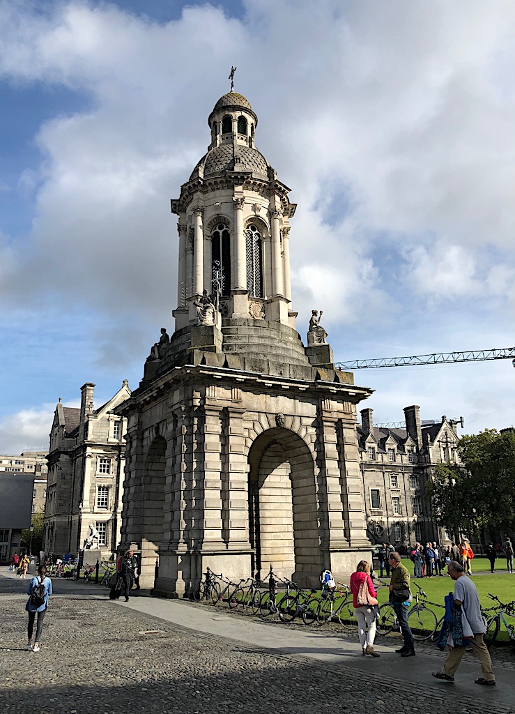 historic building trinity college dublin ireland