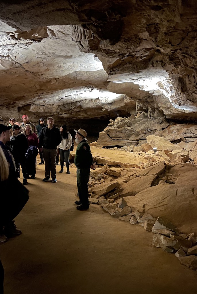 mammoth cave national park ranger led tour cleveland tour kentucky winter