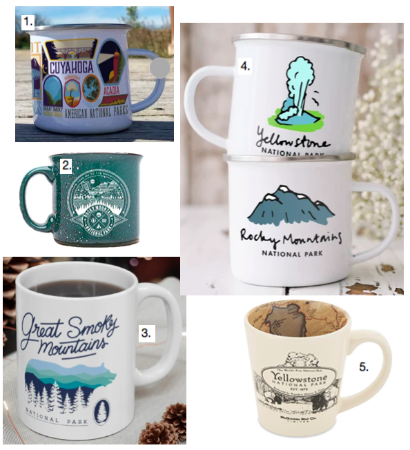 national park mugs gift ideas