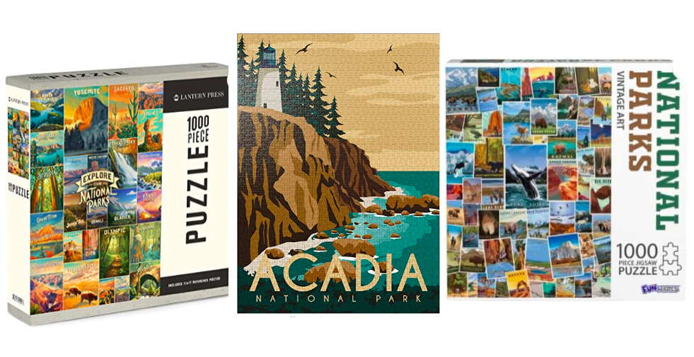 National Park puzzles. National park gits.
