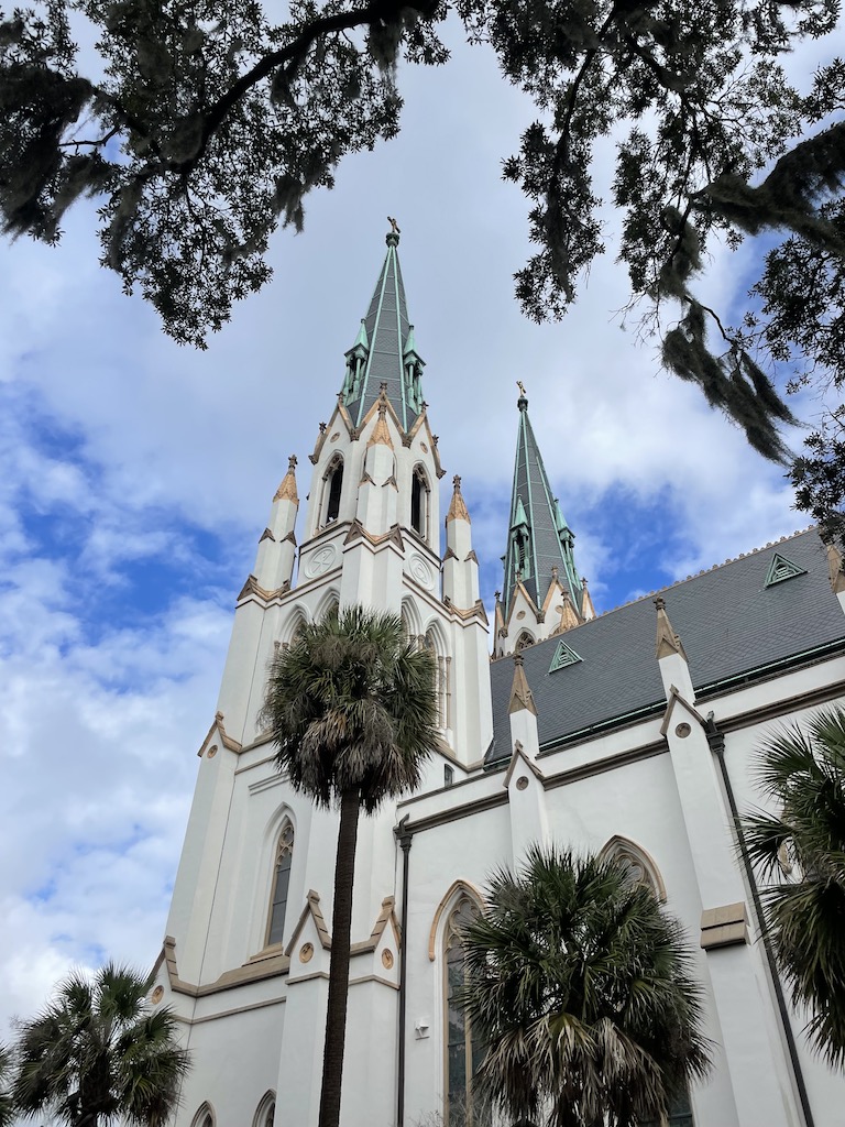 cathedral of st john the baptist large historic church in savannah georgia