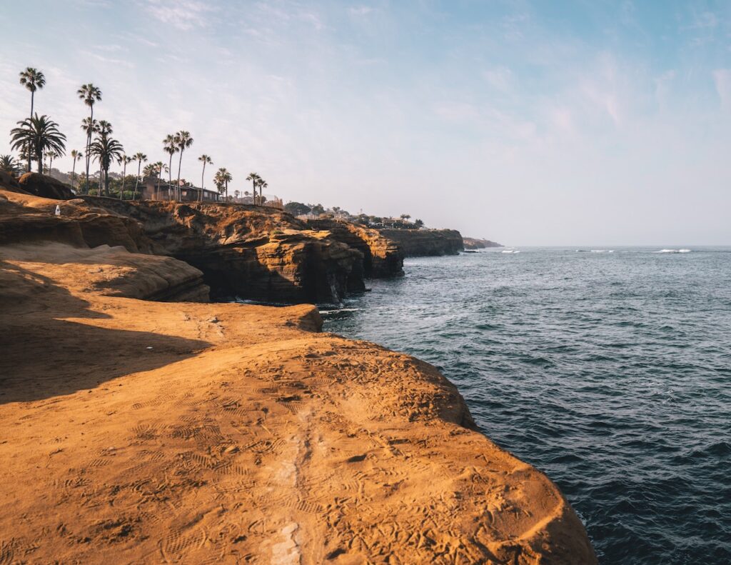 san diego california beach cliffs pacific ocean