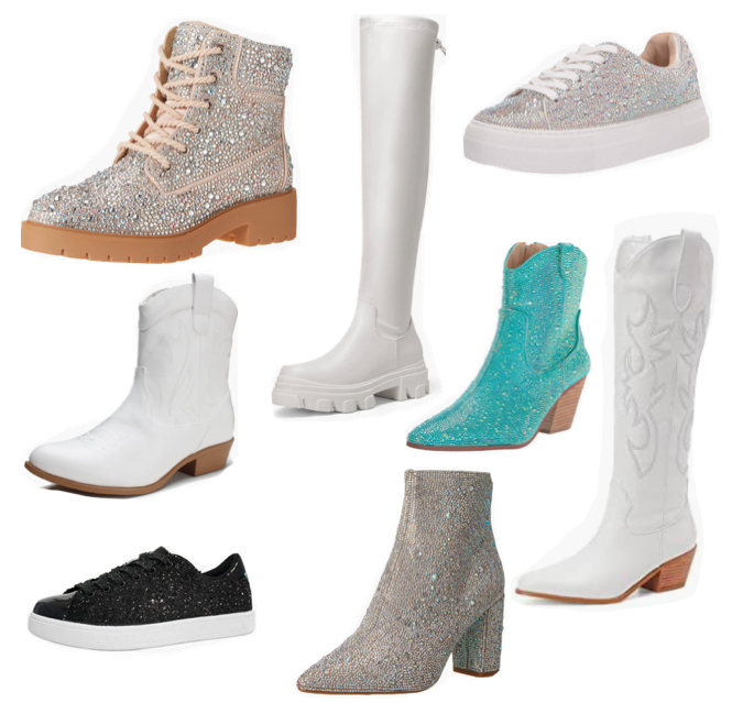 Taylor swift concert outfits shoes footwear