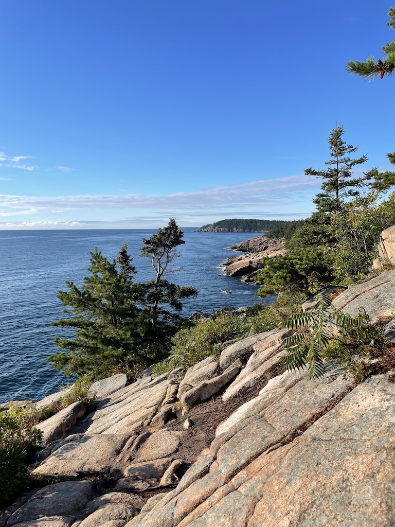 rocky coastline views acadia national park bar harbor maine