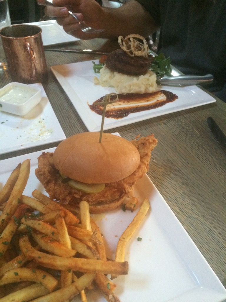 smugglers union brewery restaurant chicken sandwich steak