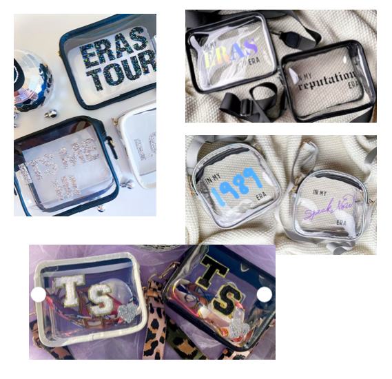 taylor swift clear bags eras tour concert bags