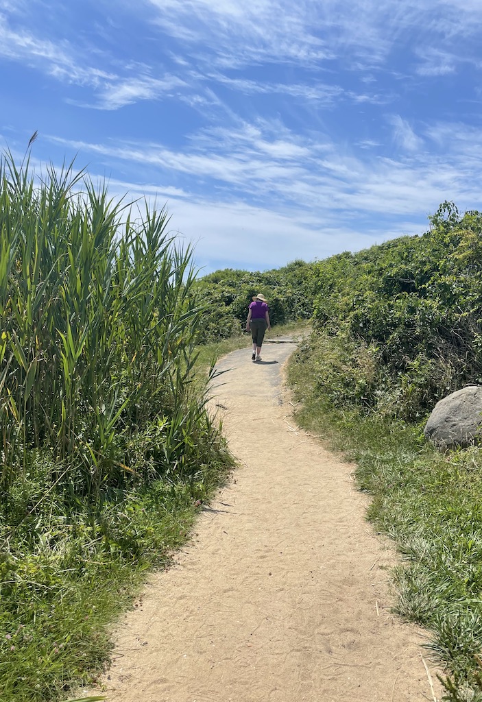 walking trail montauk point state park montauk new york the hamptons