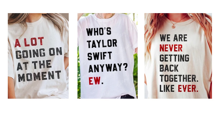 a lot going on at the moment and whos taylor swift ew shirts red era