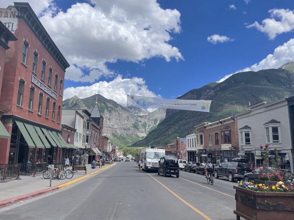 colorado avenue main street telluride colorado