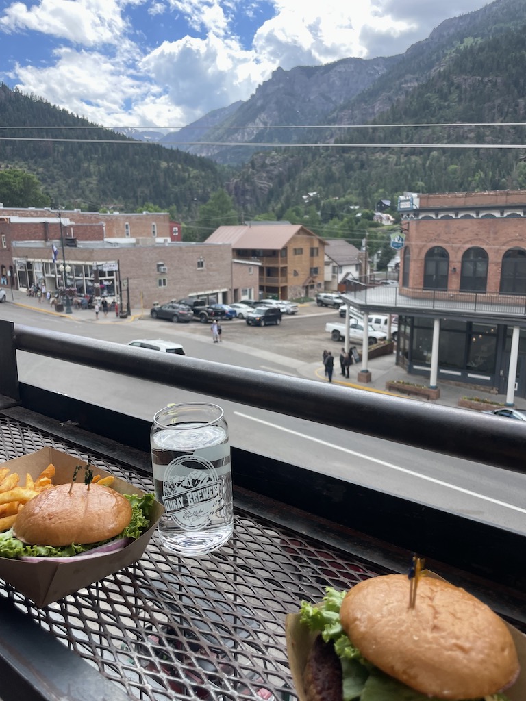 hamburger ouray brewery ouray colorado