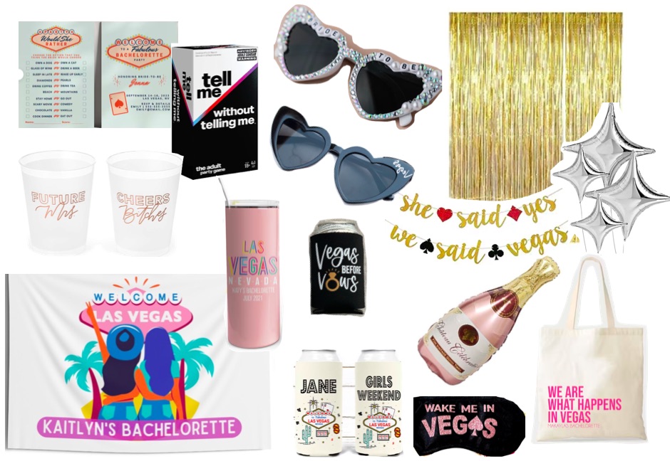 las vegas bachelorette party decorations