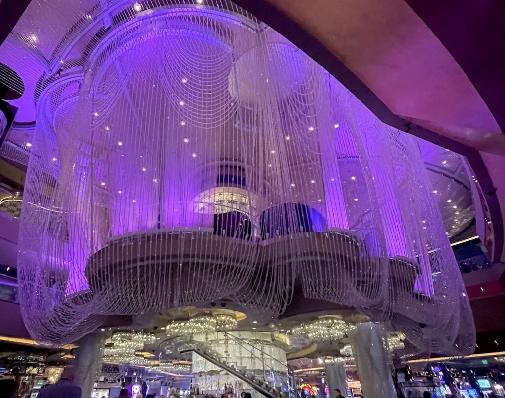 the chandelier bar cosmopolitan of Las Vegas Nevada