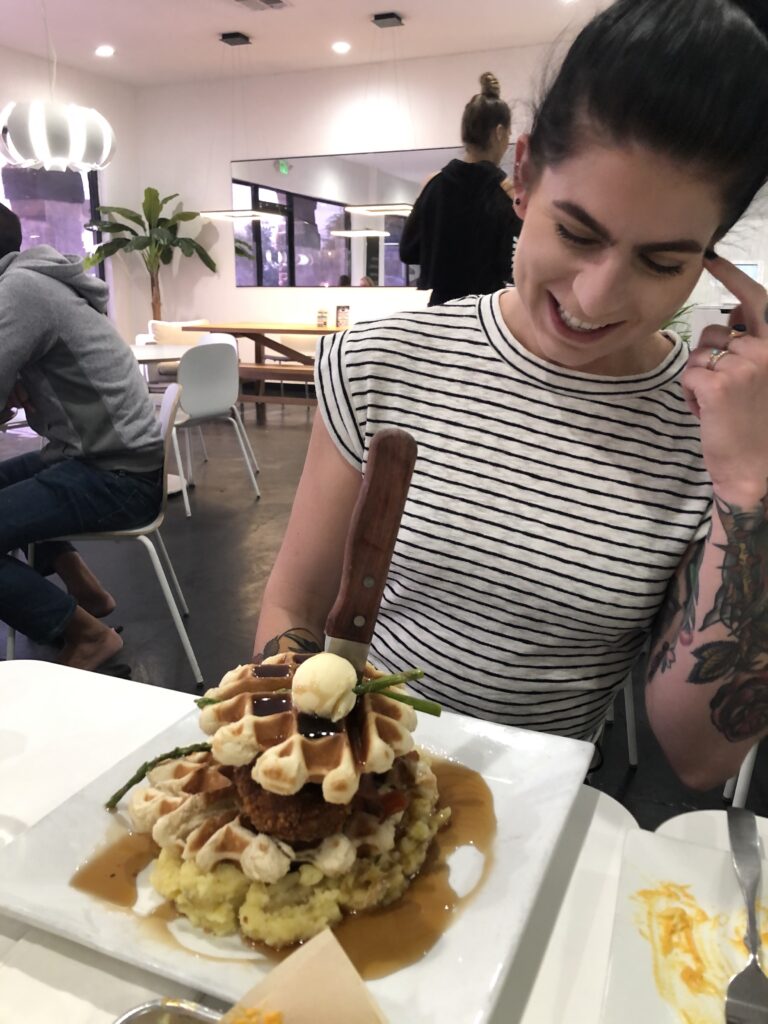 vegan brunch las vegas chicken and waffles