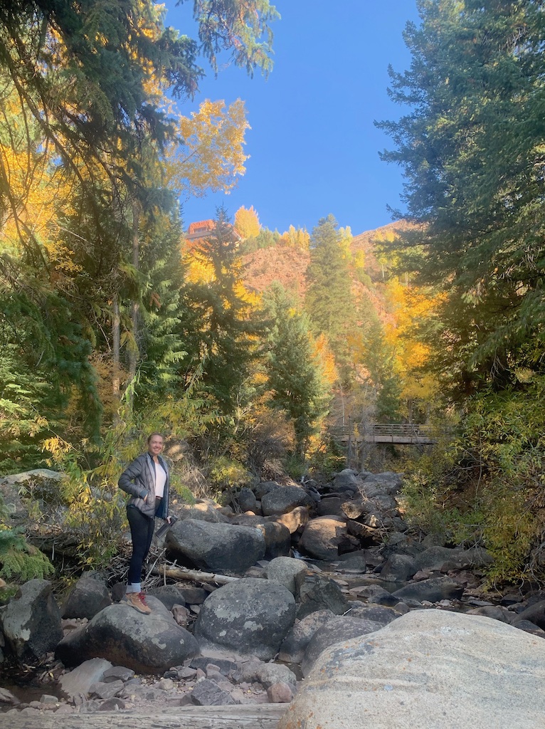 Hunter Creek Trail Fall foliage Hunter Creek Aspen Colorado