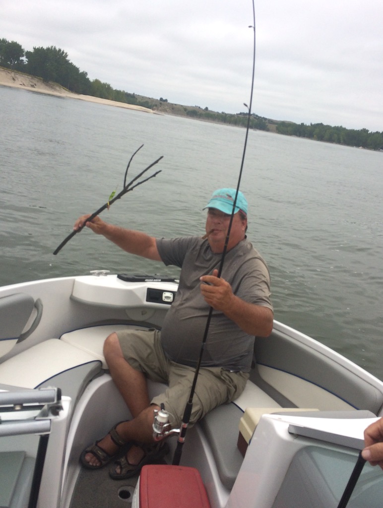 caught stick fishing lake mcconaughy nebraska