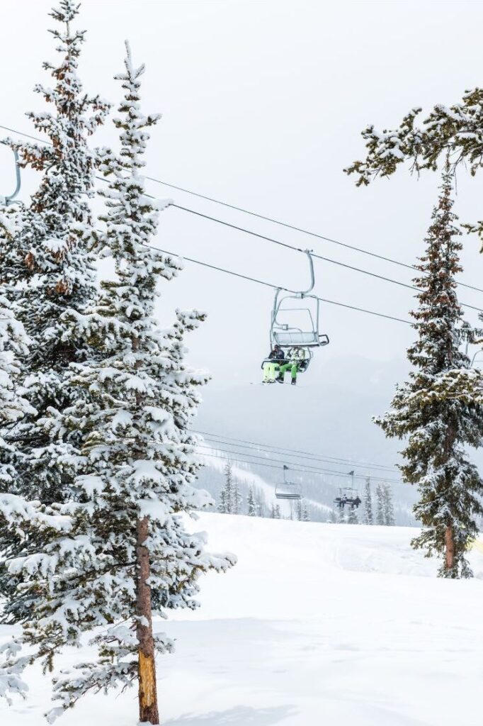 winter park colorad ski resort chair lift