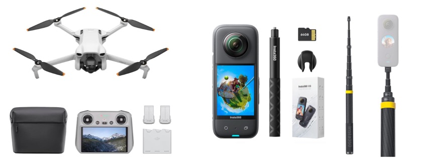 Photo Compilation: Drone and Insta 360 camera.
