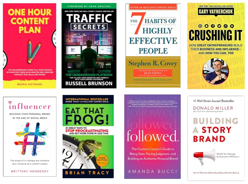 Books for content creators