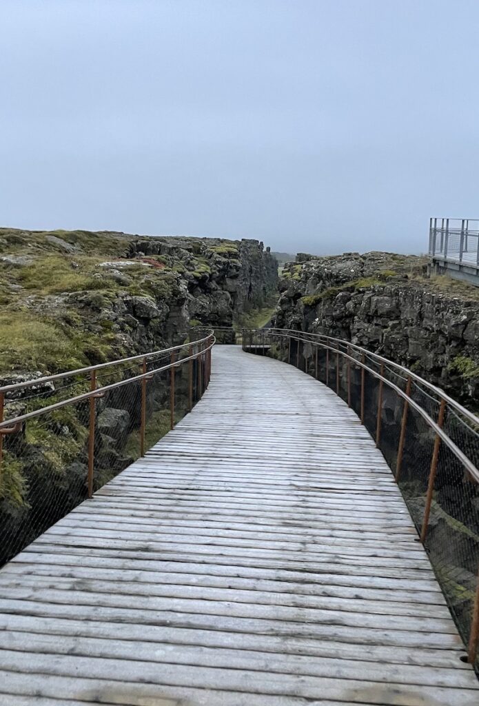 Eurasian and North American tectonic platesThingvellir National Park golden circle iceland