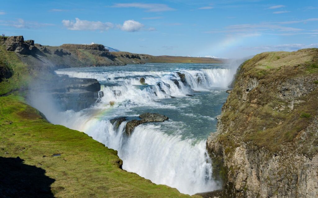 Gullfoss Waterfall golden circle iceland
