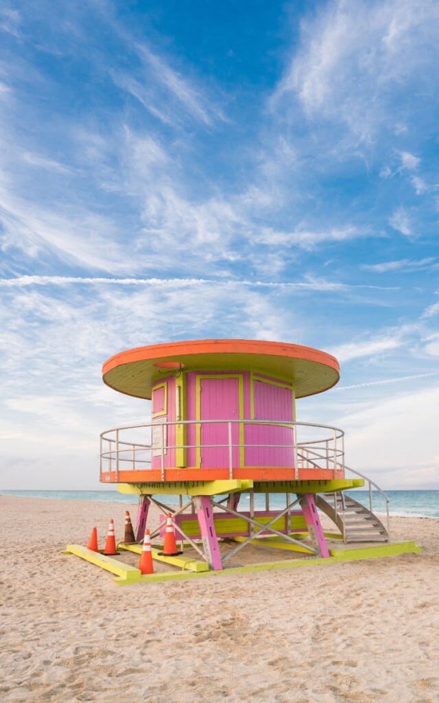 miami beach lifeguard stand south beach miami florida