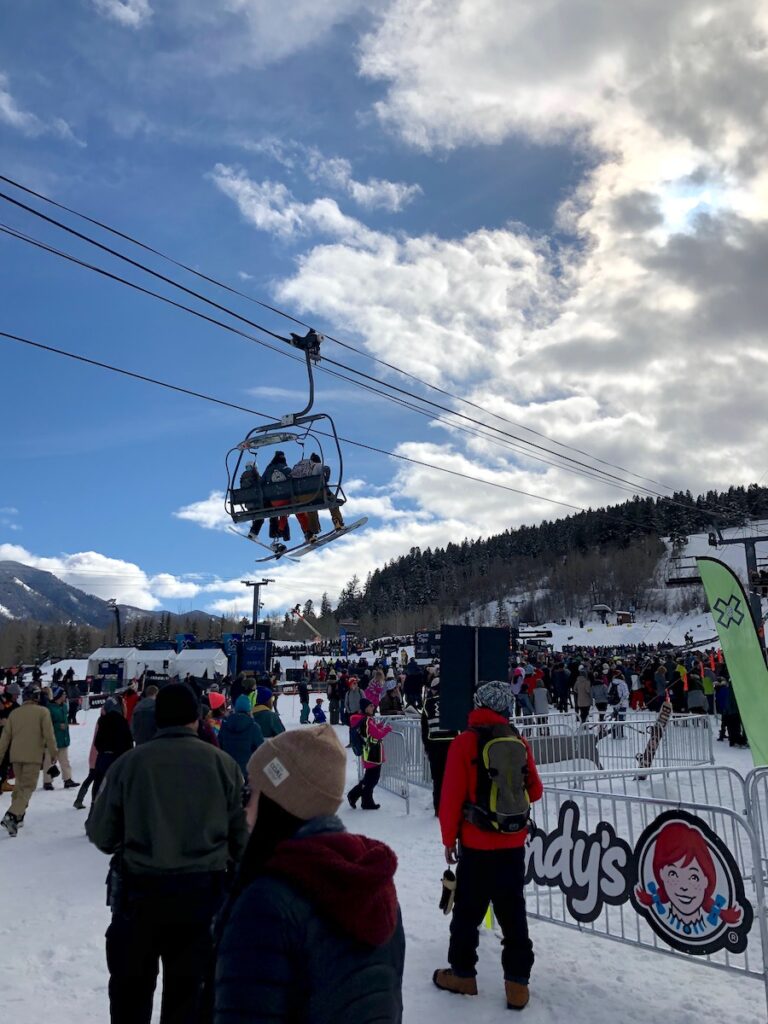 x games aspen buttermilk mountain ski lift colorado