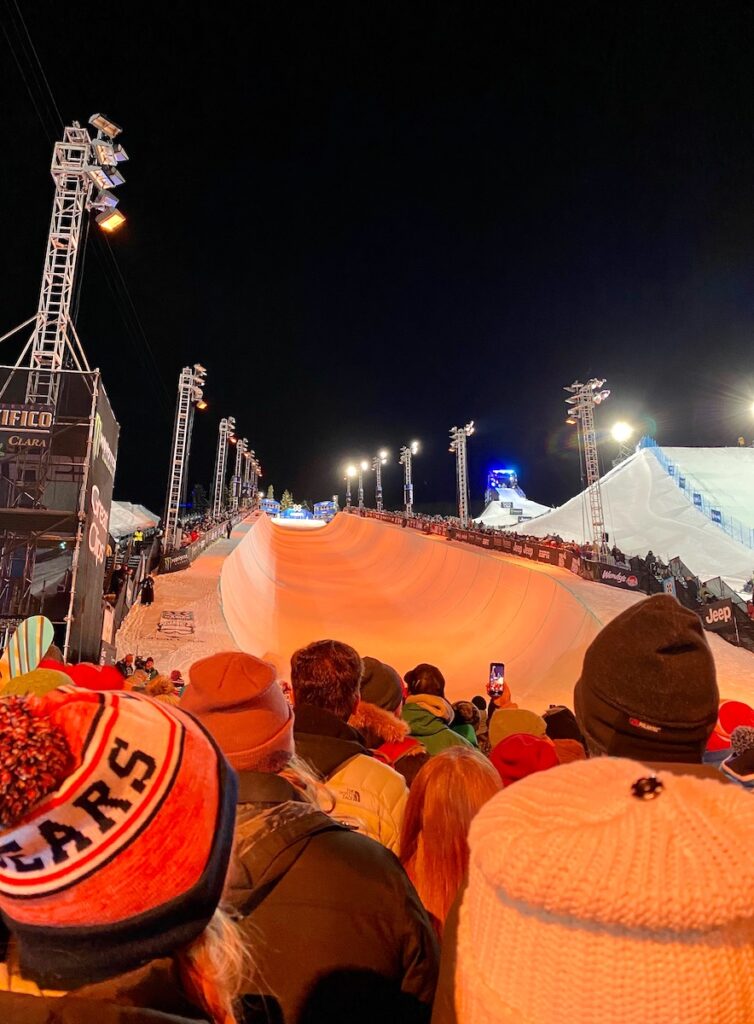 x games aspen superpipe nighttime competition