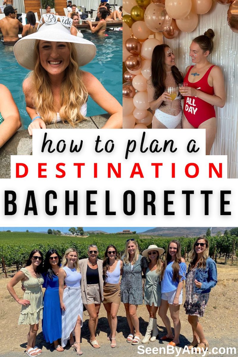how to plan a destination bachelorette party