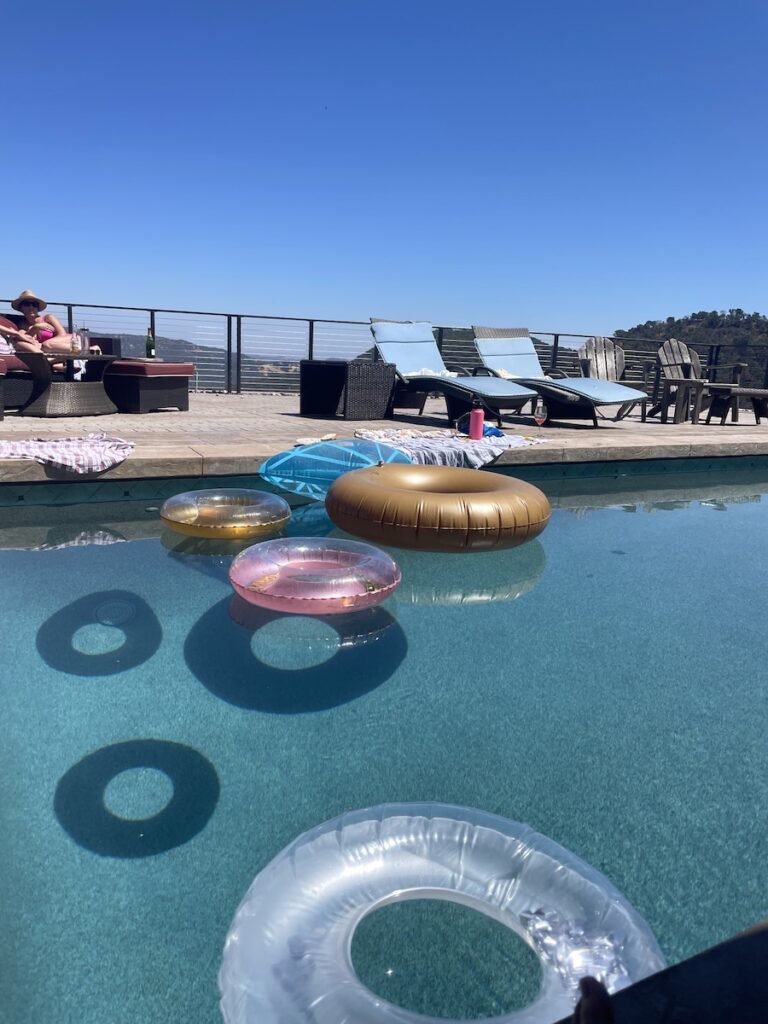 napa valley pool day bachelorette party