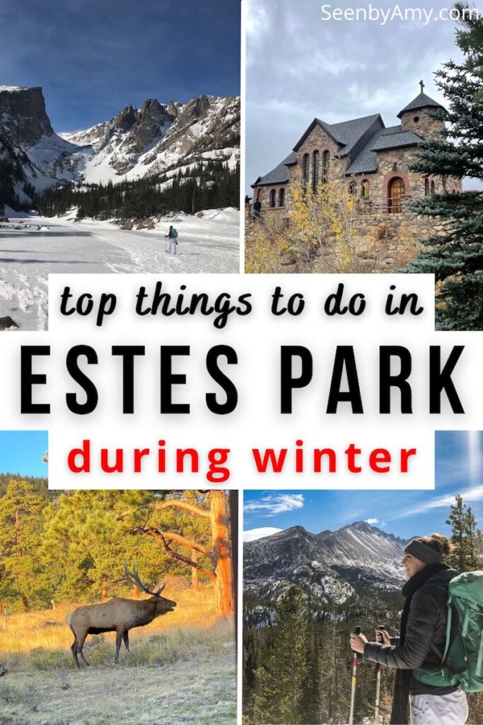 things to do in Estes Park in winter colorado