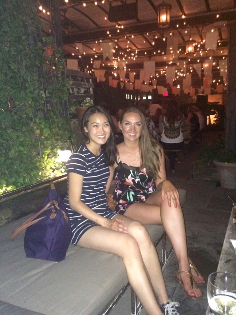 women at rooftop bar chelsea new york city new york