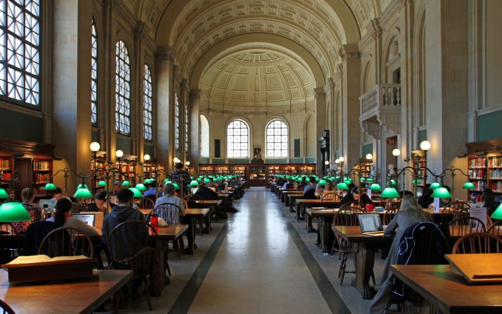 Boston Public Library Massachusetts