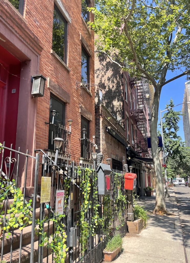 cornelia street west village new york city manhattan