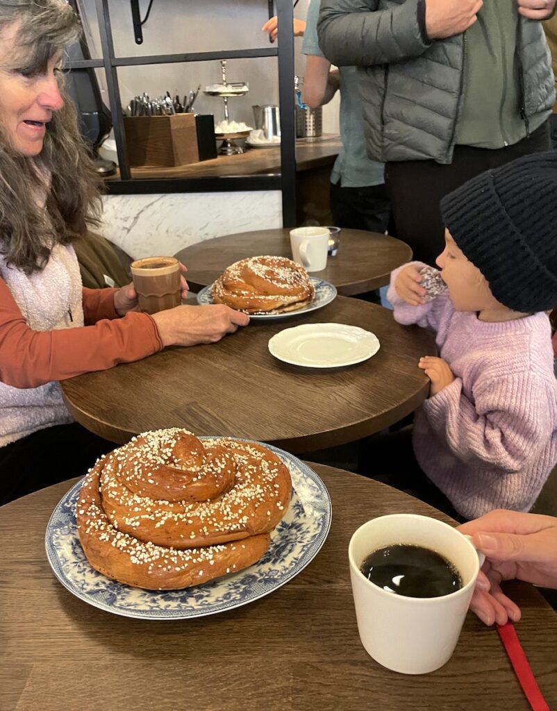 Hagabullen cinnamon roll Cafe Husaren gothenburg sweden fika