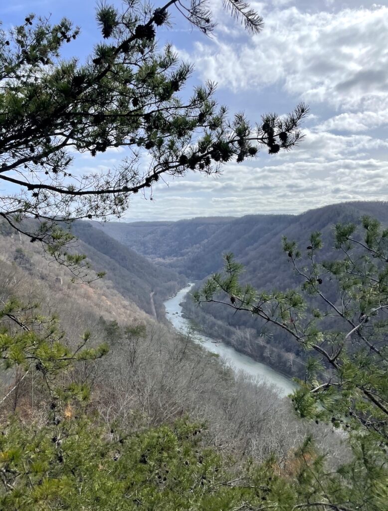 New River Gorge Bridge Overlook canyon rim visitor center new river gorge national park west virginia