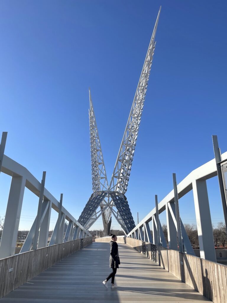 Scissortail Bridge Oklahoma City Oklahoma
